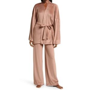 SKIMS Dusty Rose Two-Piece Lounge Set